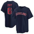 Choea C.Guardians #6 David Fry Player Navy Game Home Stitched Jerseys
