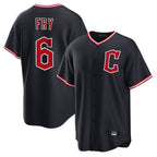 Choea C.Guardians #6 David Fry Player Navy Home Game Stitched Jerseys