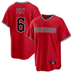 Choea C.Guardians #6 David Fry Player Red Home Game Stitched Jerseys