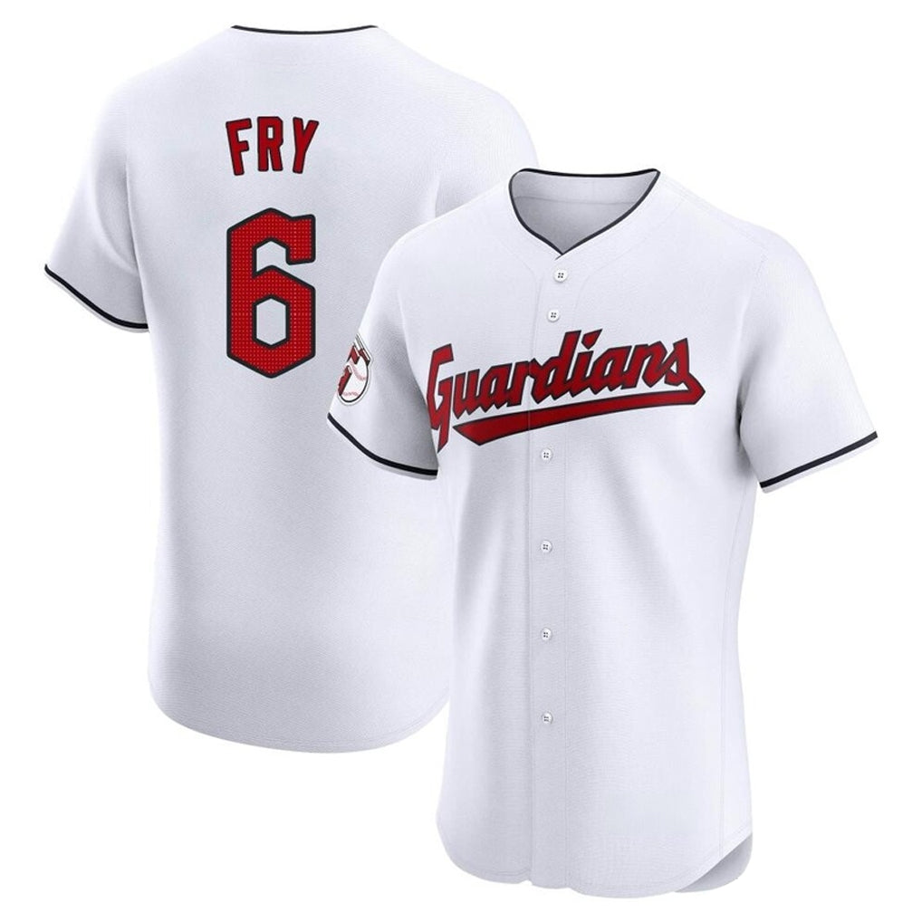 Choea C.Guardians #6 David Fry Player White Limited Elite Home Stitched Jerseys