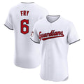 Choea C.Guardians #6 David Fry Player White Limited Elite Home Stitched Jerseys