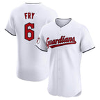 Choea C.Guardians #6 David Fry Player White Limited Elite Home Stitched Jerseys