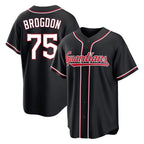 Choea C.Guardians #75 Connor Brogdon Player Black Fashion Out Home Game Stitched Jerseys