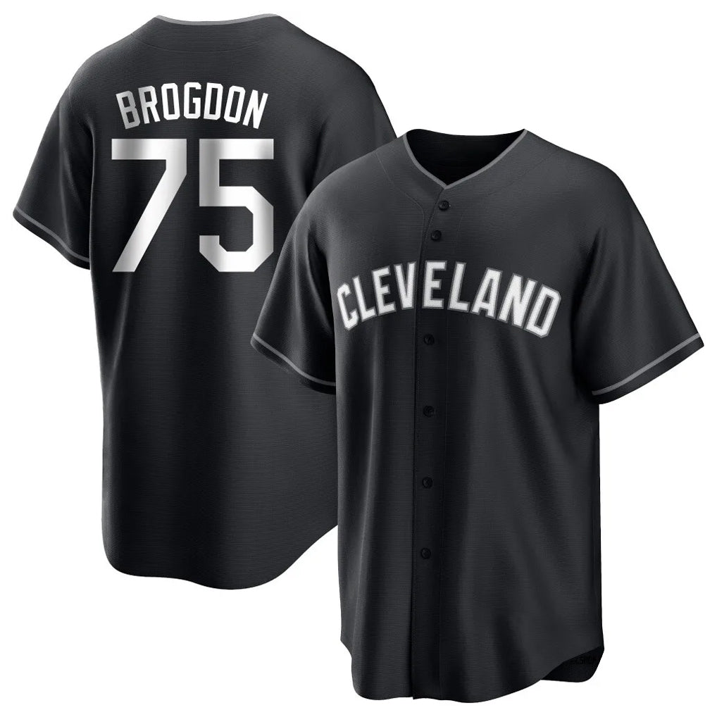Choea C.Guardians #75 Connor Brogdon Player Black Home Game Stitched Jerseys