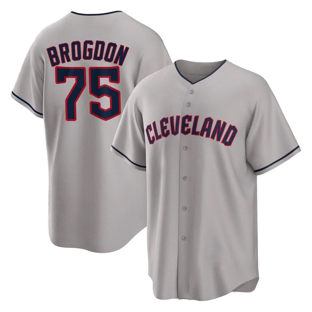 Choea C.Guardians #75 Connor Brogdon Player Gray Game Home Stitched Jerseys