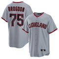 Choea C.Guardians #75 Connor Brogdon Player Gray Home Game Stitched Jerseys