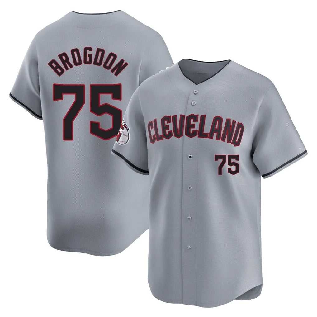 Choea C.Guardians #75 Connor Brogdon Player Gray Road Limited Home Stitched Jerseys