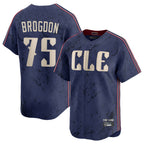 Choea C.Guardians #75 Connor Brogdon Player Navy City Connect Limited Home Stitched Jerseys