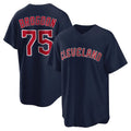 Choea C.Guardians #75 Connor Brogdon Player Navy Game Home Stitched Jerseys