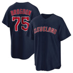 Choea C.Guardians #75 Connor Brogdon Player Navy Game Home Stitched Jerseys