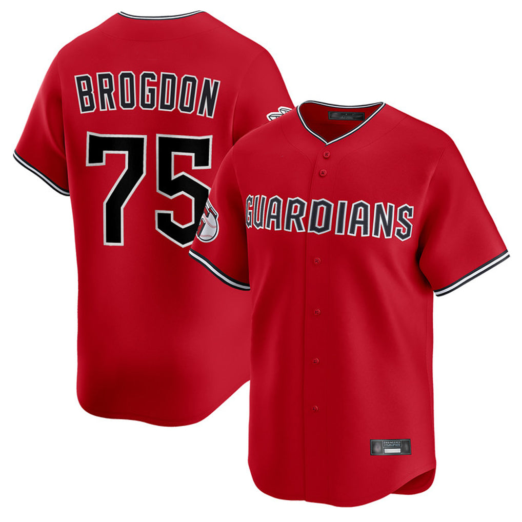 Choea C.Guardians #75 Connor Brogdon Player Red Limited Home Stitched Jerseys