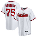 Choea C.Guardians #75 Connor Brogdon Player White Game Home Stitched Jerseys