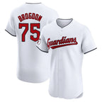 Choea C.Guardians #75 Connor Brogdon Player White Limited Elite Home Stitched Jerseys