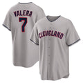 Choea C.Guardians #7 George Valera Player Gray Game Home Stitched Jerseys