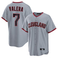 Choea C.Guardians #7 George Valera Player Gray Home Game Stitched Jerseys