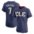 Choea C.Guardians #7 George Valera Player Navy City Connect Limited Elite Home Stitched Jerseys