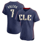 Choea C.Guardians #7 George Valera Player Navy City Connect Limited Elite Home Stitched Jerseys