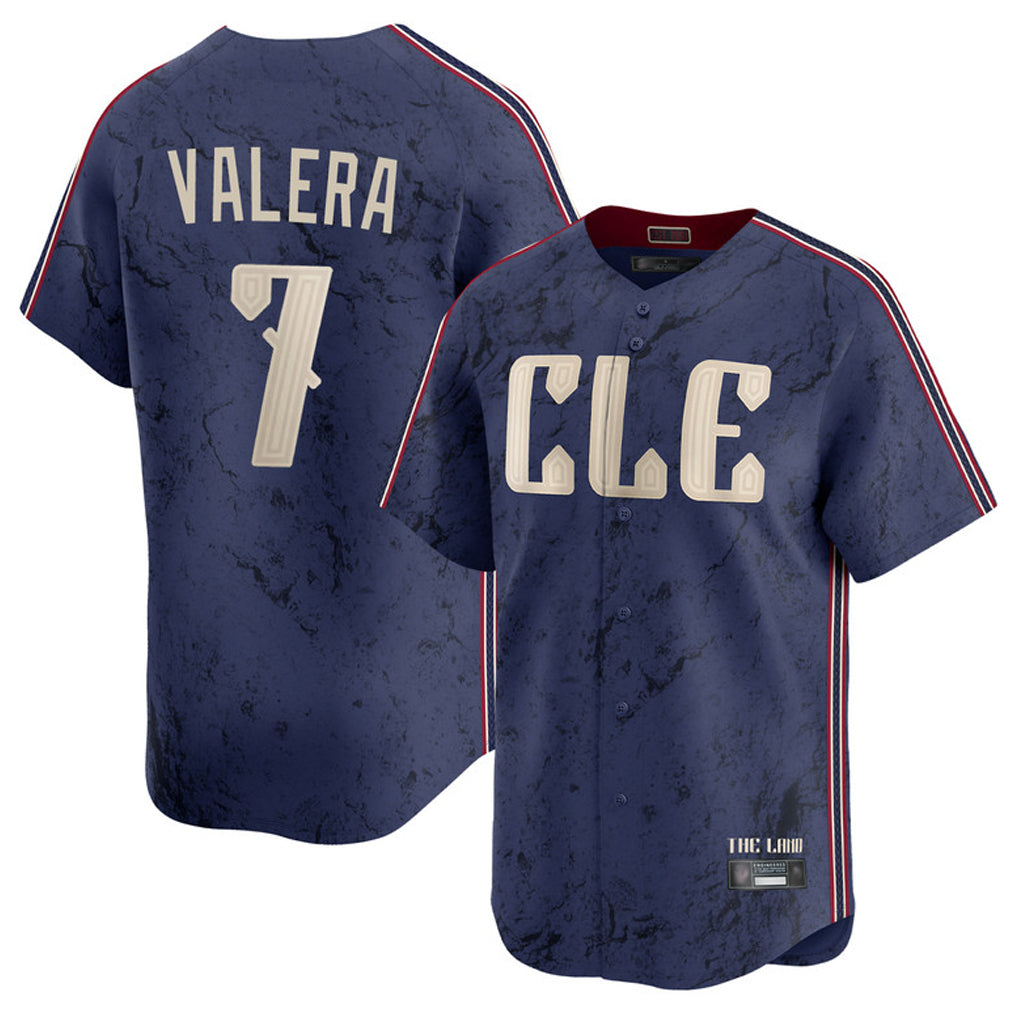 Choea C.Guardians #7 George Valera Player Navy City Connect Limited Home Stitched Jerseys