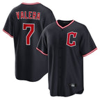 Choea C.Guardians #7 George Valera Player Navy Home Game Stitched Jerseys