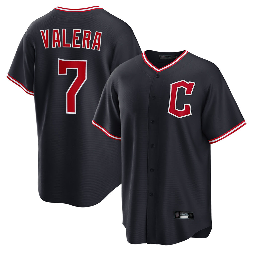Choea C.Guardians #7 George Valera Player Navy Home Game Stitched Jerseys