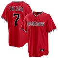 Choea C.Guardians #7 George Valera Player Red Home Game Stitched Jerseys