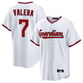 Choea C.Guardians #7 George Valera Player White Game Home Stitched Jerseys