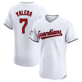 Choea C.Guardians #7 George Valera Player White Limited Elite Home Stitched Jerseys