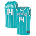 Choea C.Hornets #14 Nick Richards  Teal Fast Break Replica Jerseys - Icon Edition