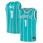 Choea C.Hornets #1 LaMelo Ball  Teal Fast Break Replica Jerseys - Icon Edition