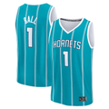 Choea C.Hornets #1 LaMelo Ball  Teal Fast Break Replica Player Jerseys - Icon Edition