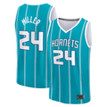 Choea C.Hornets #24 Brandon Miller  Teal Fast Break Replica Jerseys - Icon Edition