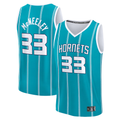Choea C.Hornets #33 Liam McNeeley  Teal Fast Break Replica Jerseys - Icon Edition