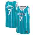 Choea C.Hornets #7 Kon Knueppel  Teal 2025  Draft First Round Pick Fast Break Replica Jerseys - Icon Edition