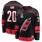 Choea C.Hurricanes #20 Sebastian Aho Black 2026 Stanley Cup Champions Home Breakaway Stitched Jerseys