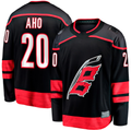 Choea C.Hurricanes #20 Sebastian Aho Black Home Breakaway Stitched Jerseys