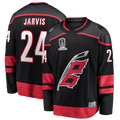 Choea C.Hurricanes #24 Seth Jarvis Black 2026 Stanley Cup Champions Home Breakaway Stitched Jerseys