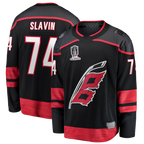 Choea C.Hurricanes #74 Jaccob Slavin Black 2026 Stanley Cup Champions Home Breakaway Stitched Jerseys