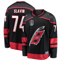 Choea C.Hurricanes #74 Jaccob Slavin Black 2026 Stanley Cup Final Home Breakaway Stitched Jerseys
