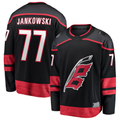 Choea C.Hurricanes #77 Mark Jankowski Black Home Breakaway Stitched Jerseys