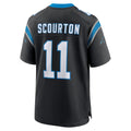 Choea C.Panthers #11 Nic Scourton Player Black Home Game Stitched Jerseys