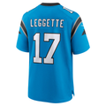 Choea C.Panthers #17 Xavier Legette Blue Alternate Game Stitched Jerseys