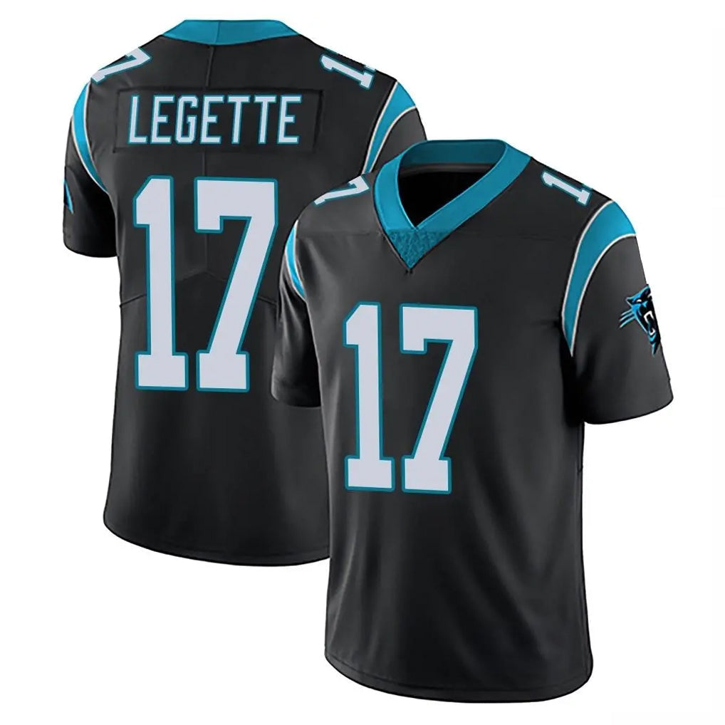 Choea C.Panthers #17 Xavier Legette Player Black Vapor Untouchable Limited Game Stitched Jerseys