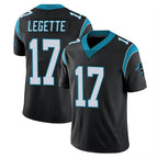 Choea C.Panthers #17 Xavier Legette Player Black Vapor Untouchable Limited Game Stitched Jerseys