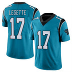 Choea C.Panthers #17 Xavier Legette Player Blue Vapor Untouchable Limited Game Stitched Jerseys