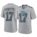 Choea C.Panthers #17 Xavier Legette Player Grey Atmosphere Fashion Stitched  Jerseys