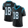 Choea C.Panthers #18 Jalen Coker Player Black Vapor Untouchable Limited Game Stitched Jerseys