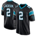 Choea C.Panthers #2 Mike Jackson Player Black Game Stitched Jerseys