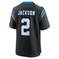 Choea C.Panthers #2 Mike Jackson Player Black Home Game Stitched Jerseys