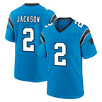 Choea C.Panthers #2 Mike Jackson Player Blue Home Game Stitched Jerseys