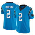 Choea C.Panthers #2 Mike Jackson Player Blue Vapor F.U.S.E. Limited Home Game Stitched Jerseys